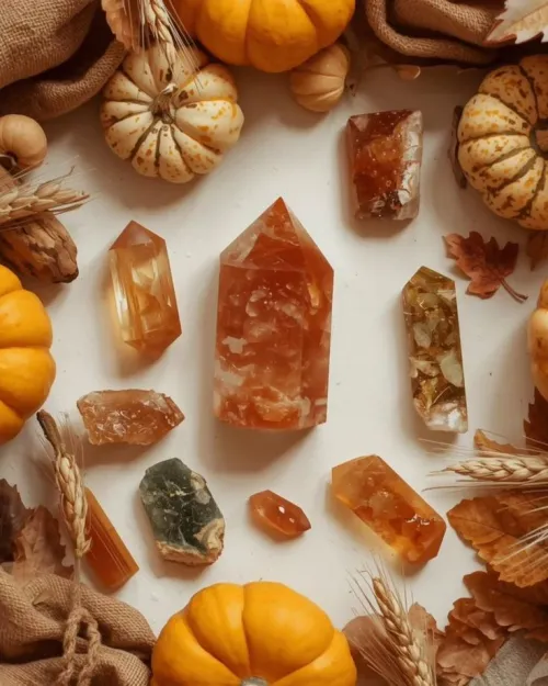 Citrine color comparison showing natural vs heat-treated stones