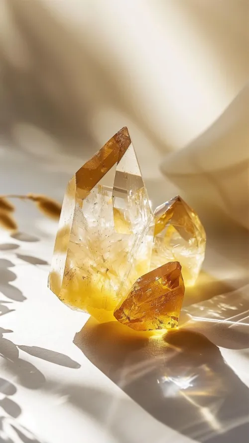 Citrine ring on hand under daylight showcasing warmth and clarity