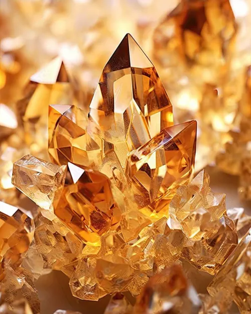 Microscopic crystal structures comparing hexagonal quartz and orthorhombic topaz